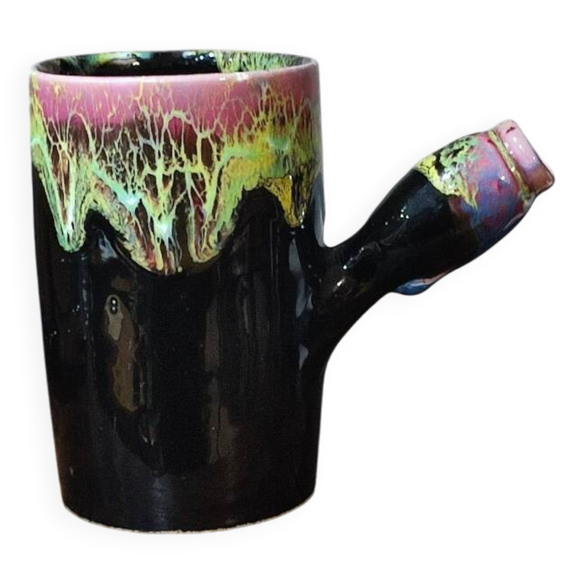 Mazagran flamed ceramic Vallauris