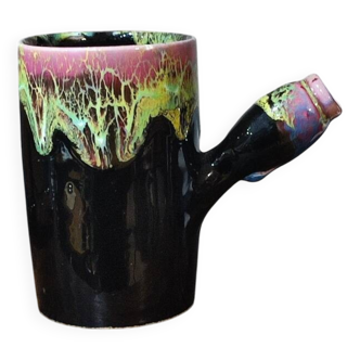 Mazagran flamed ceramic Vallauris