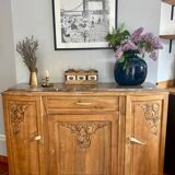 Buffet art déco en chêne massif