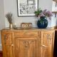 Buffet art déco en chêne massif