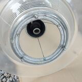 Holophane art deco glass pendant light