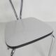 Ensemble de 4 chaises de salle à manger en Formica, années 1960