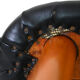 Scandinavian vintage black leather chair