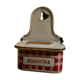 Boîte allumettes en tôle émaillée