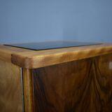 1935s pair of rare Art Deco bedside tables, Czechoslovakia