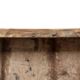 Ancient Indian ritual table of the Bajot type, wood and brass – Rajasthan