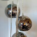 Large space art waterfall chandelier from the 70s by “present time”