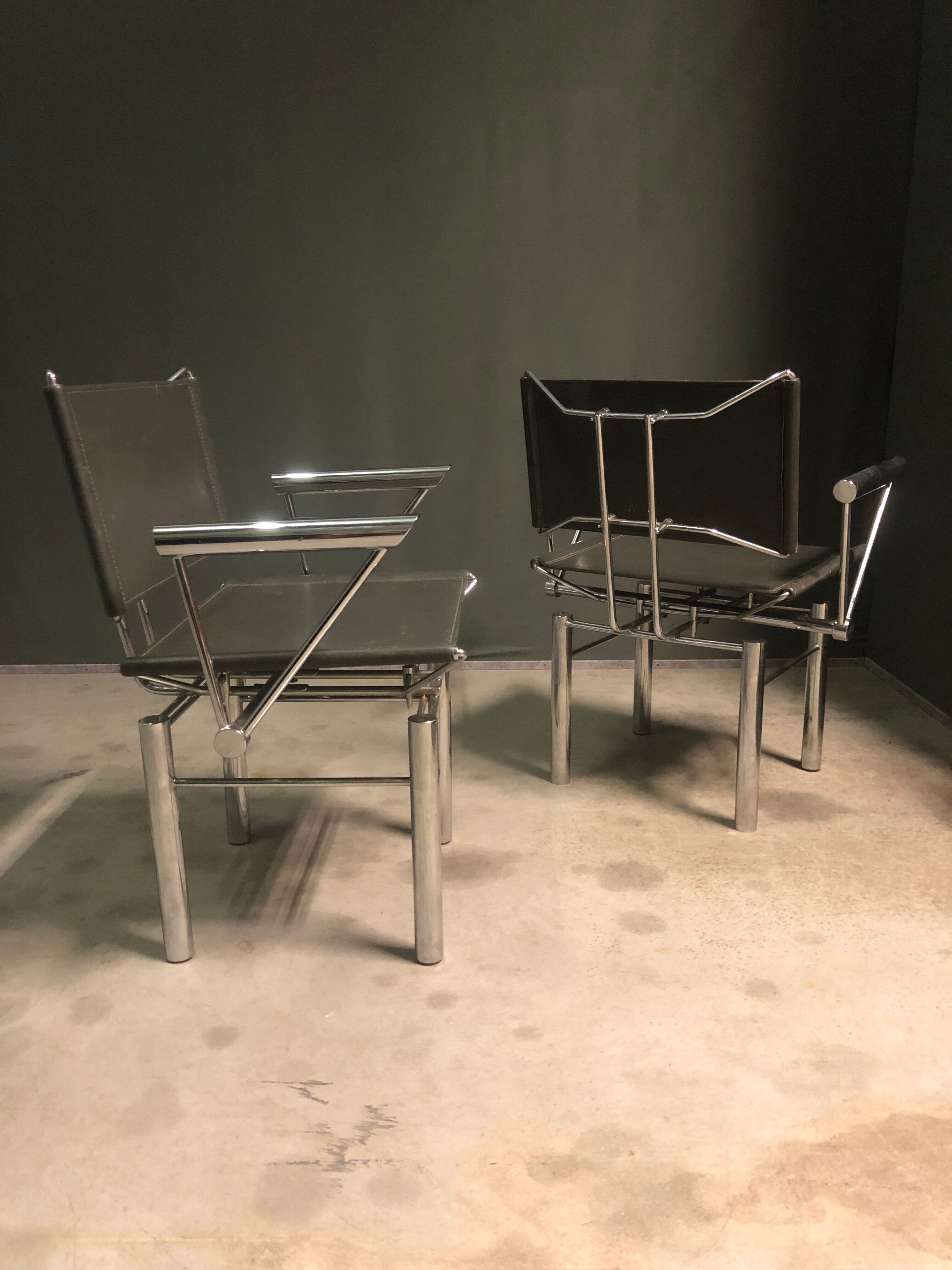 Set of 2 Series 8600 Chairs by Hans Ulrich Bitsch for Kusch+Co, 1980s,