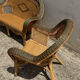 Vintage rattan lounge