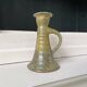 Hand candle holder stoneware