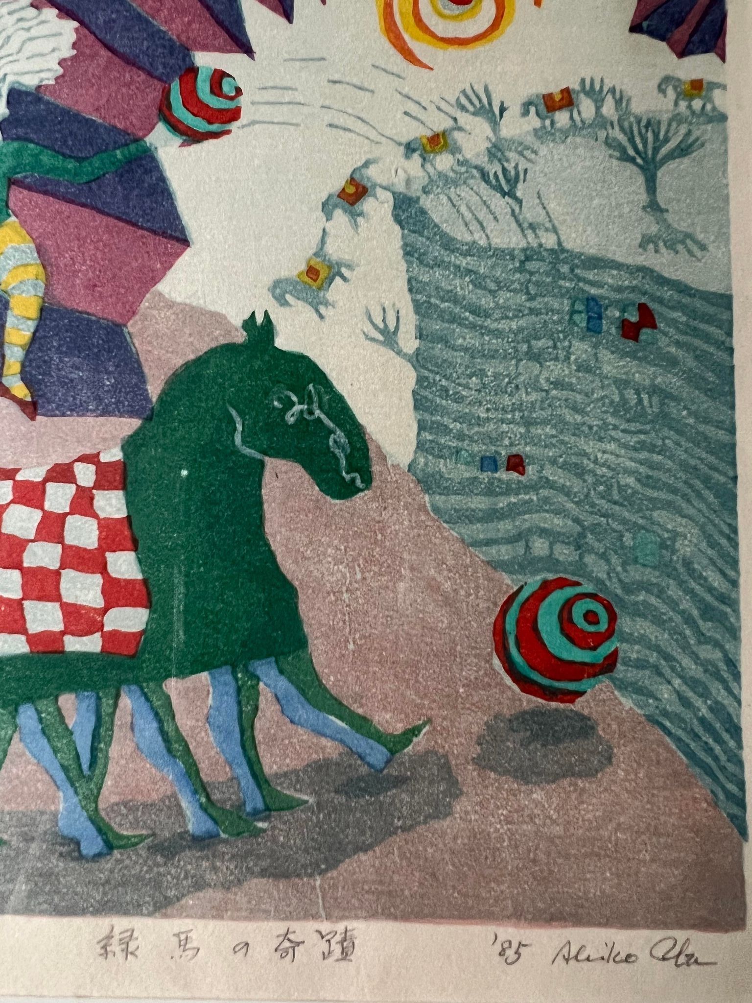 Original lithograph, signed year 1980