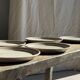 Lunéville table service Art Workshop 8 plates and 2 serving dishes