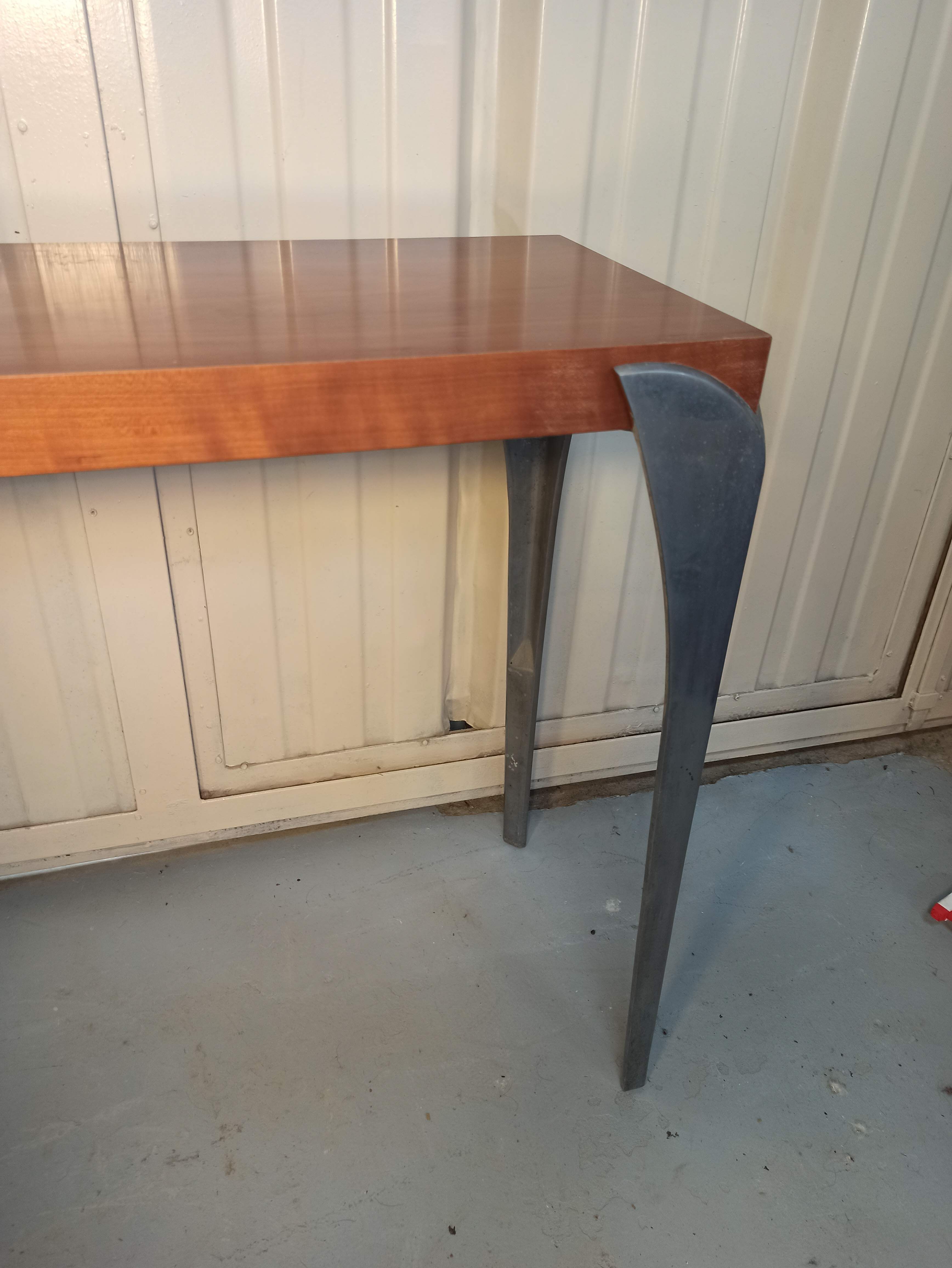Console BoConcept longue enfilade nordique aluminium alu 70