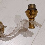 Vintage brass wall lamp