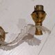 Vintage brass wall light