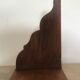 Hanging oak shelf