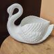 Vintage Italian ceramic swan planter pot