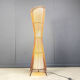 Vintage Italian bamboo floor lamp, 1960s