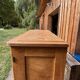 Elegant 1950s oak wardrobe