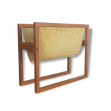 Teak magazine rack by Kai Kristiansen published by Sika Mobler 1960