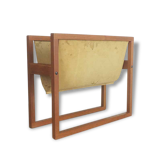 Teak magazine rack by Kai Kristiansen published by Sika Mobler 1960
