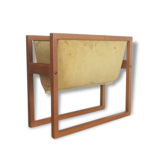 Teak magazine rack by Kai Kristiansen published by Sika Mobler 1960