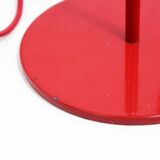 Red metal desk lamp