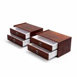 Set rosewood nightstands