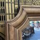Louis Philippe Gendarme mirror with gold leaf