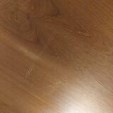 Scandinavian teak table with built-in extension