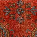 3x9 Pumpink Orange Vintage Turkish Runner Rug, 78x288Cm SK 23570