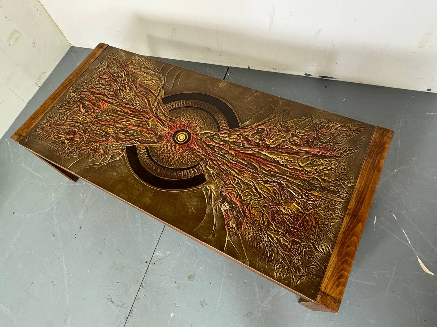 Vintage Mid Century Brutalist Regency coffee table, 1960s