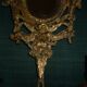 Paire d'appliques bronze avec miroir biseauté XIXème