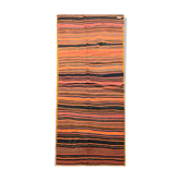 Vintage persian kilim rug- handmade oriental flat-weave rug- 125x363cm