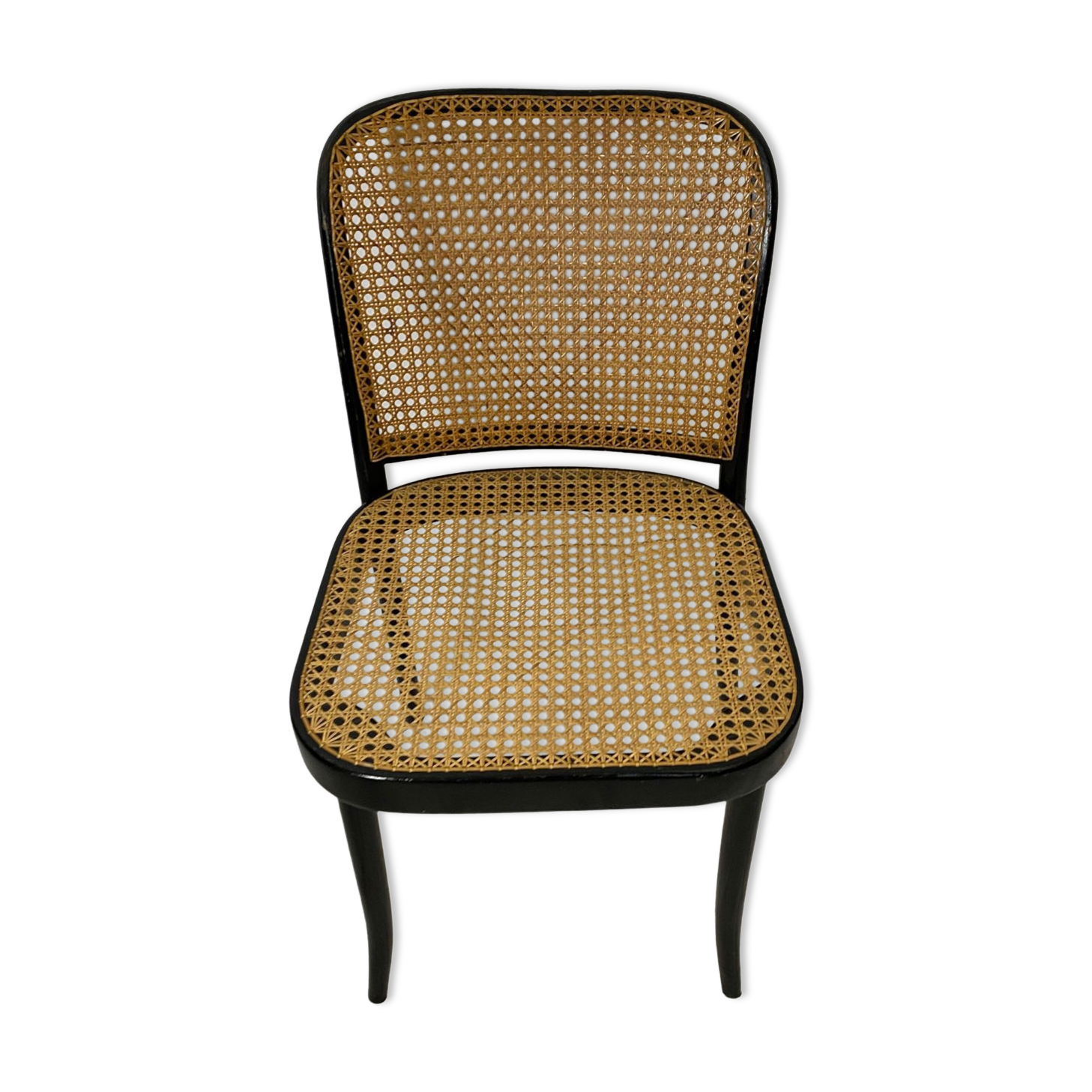 Chaise cannage et bois courbé Josef Hoffman n811
