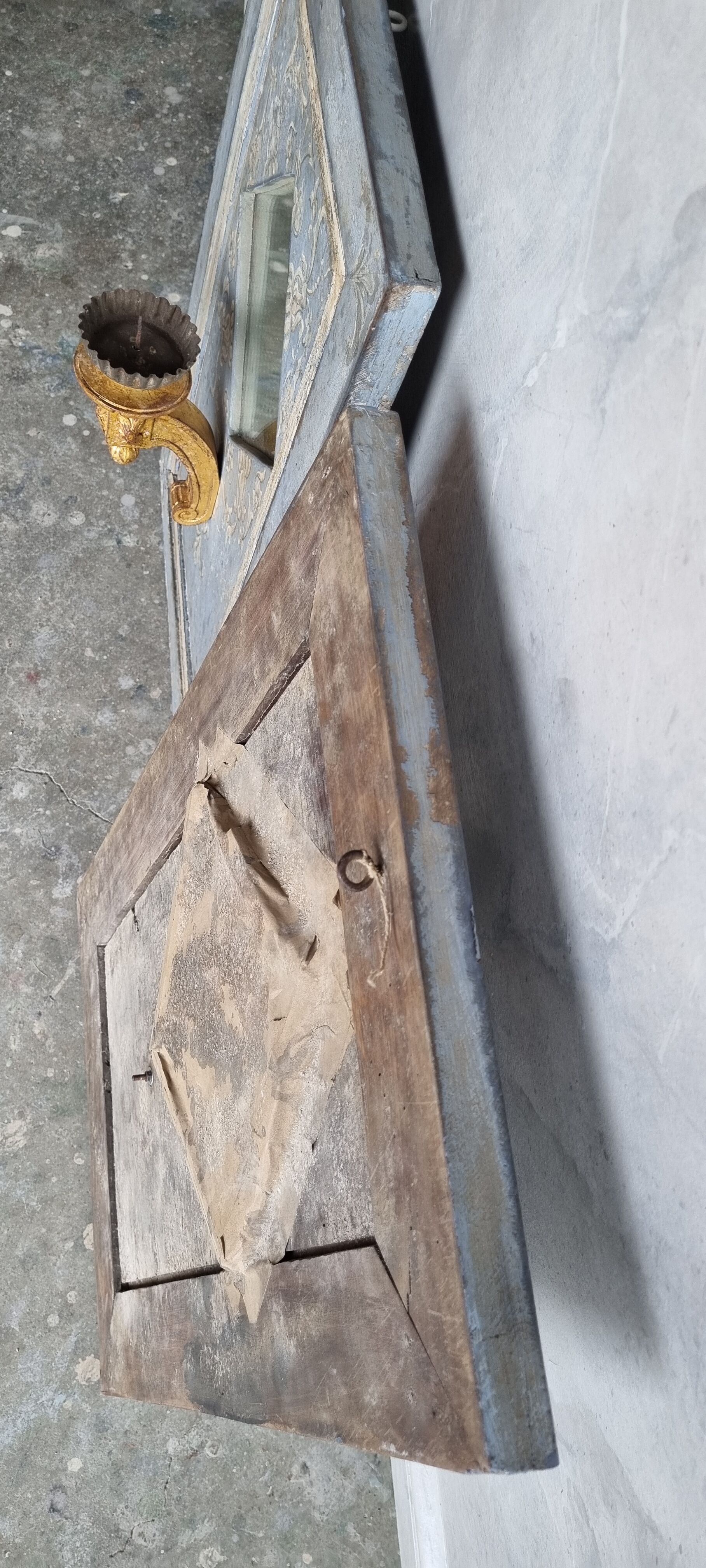 Pair of mirror, wall lamp