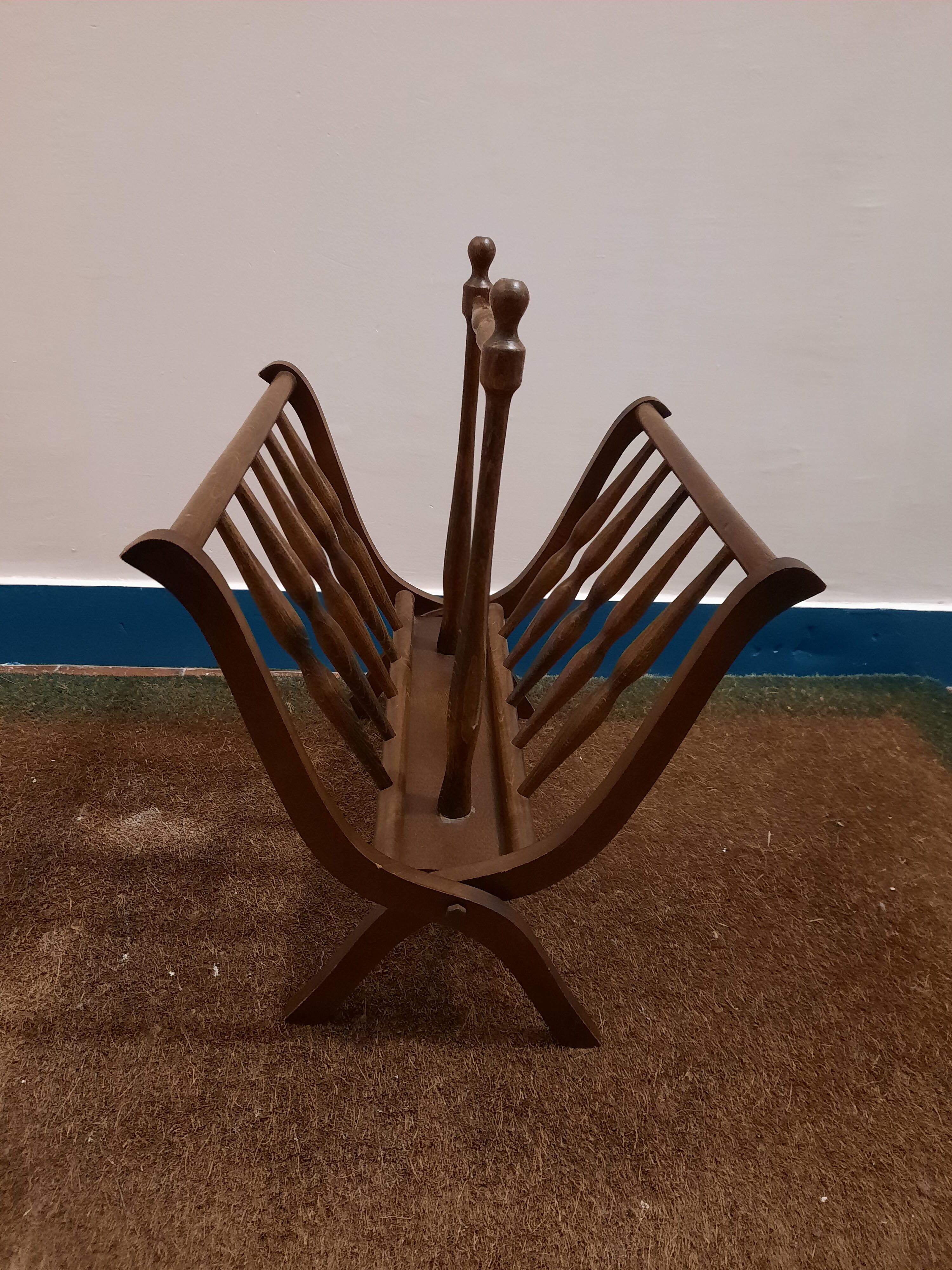 Vintage magazine holder