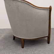 Pair of Art Deco gondola armchairs, France circa 1920