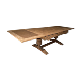 Farmhouse table monastery stripped extendable 300 cm