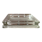 Nevada ashtray in tempered glass attributed to Perriand / Corbusier.