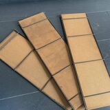 Vintage 1960 String wall shelf in gold wood - 60 x 50 cm