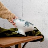 Curved wood bistro table