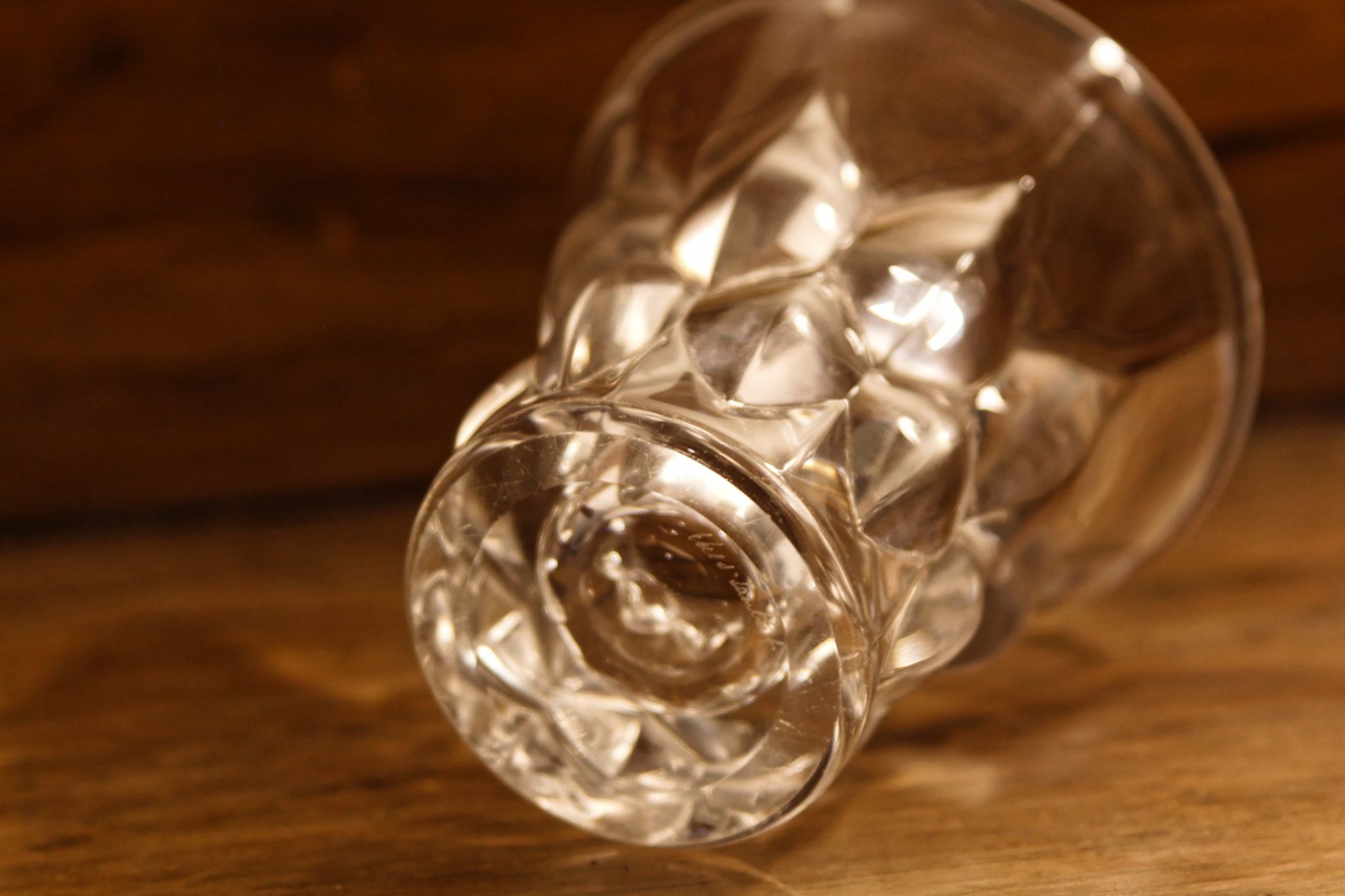 Small crystal vase, Val St Lambert