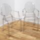 Paire de chaises Louis Ghost, Philippe Starck