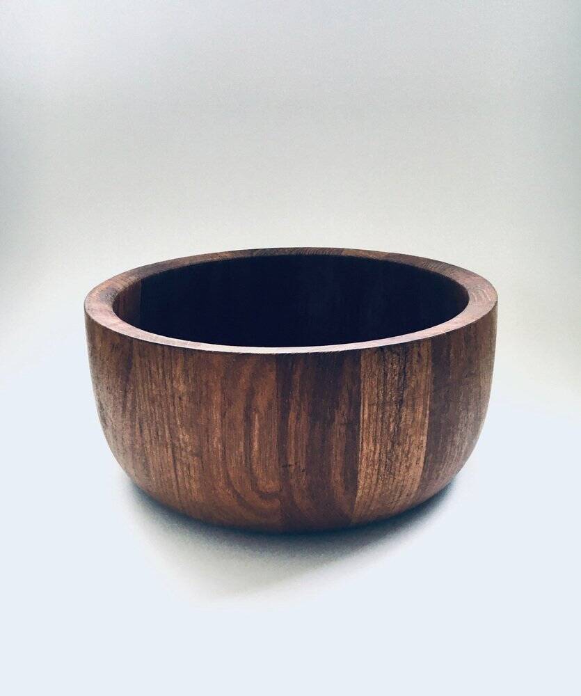 Large Mid-Century Scandinavian Teak Bowl by Richard Nissen, Denmark, 1960s