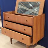 Scandinavian teak veneer dressing table, 1970s
