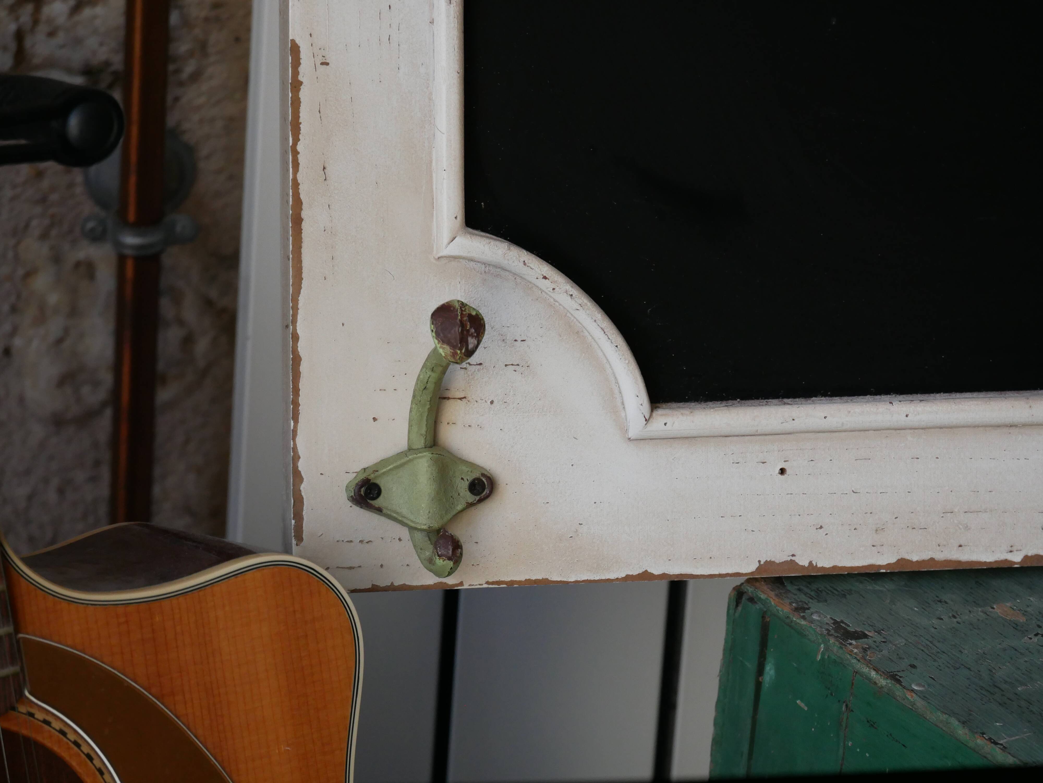 Coat hook slate board