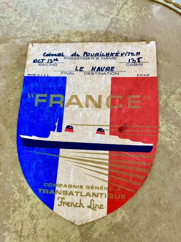 Valise a chapeau samsonite streamlite vintage - paquebot france