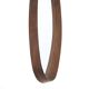 Oval wall mirror in teak, 1960s