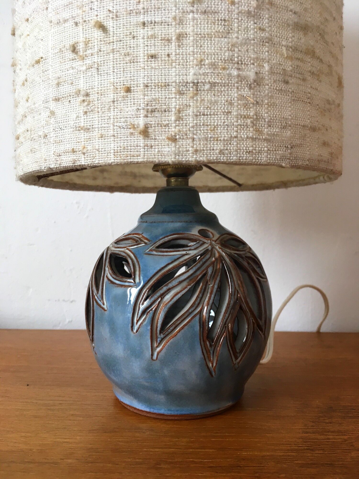 Vintage ceramic lamp by YC Millau